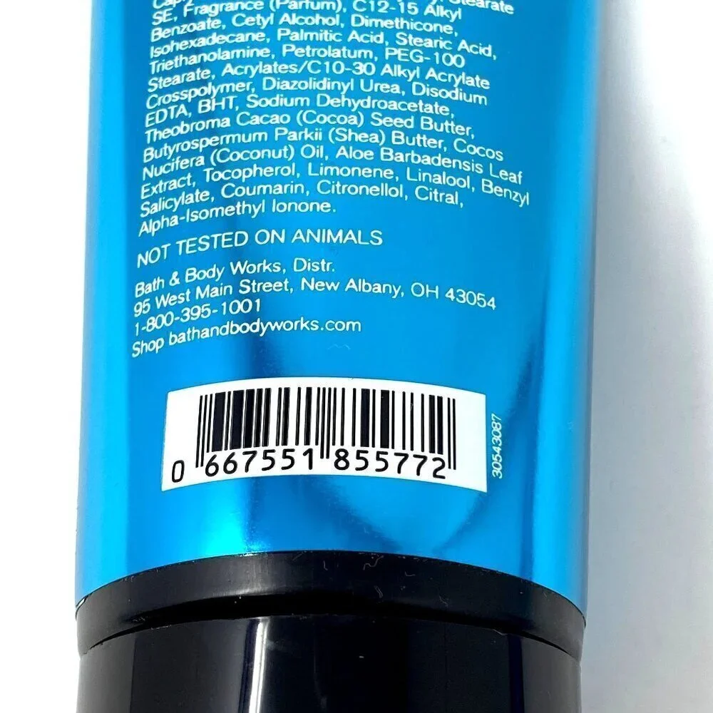 Bath & Body Works Men's Atlantic Body Cream Ultra Shea 8 Oz
